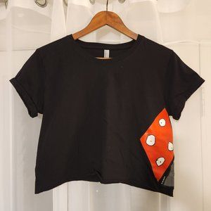 NEW Tim Burton's "Lost Vegas" Diamond Cropped T-Shirt (Ladies M) - Neon Museum